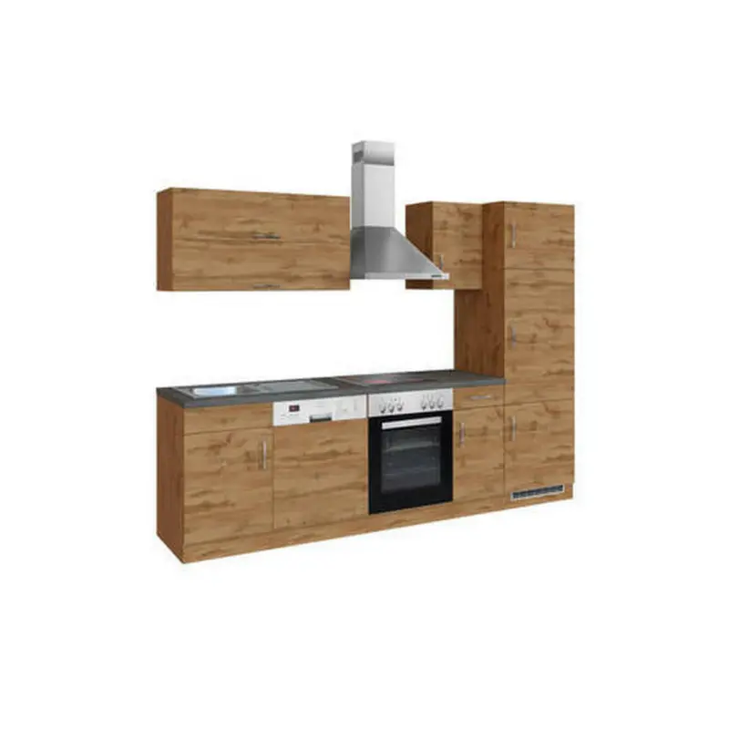 K&uuml;chenblock in Eichefarben