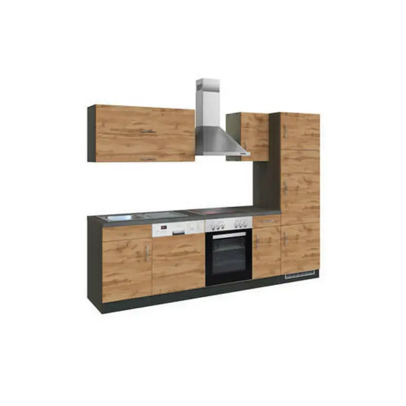 Küchenblock in Eichefarben