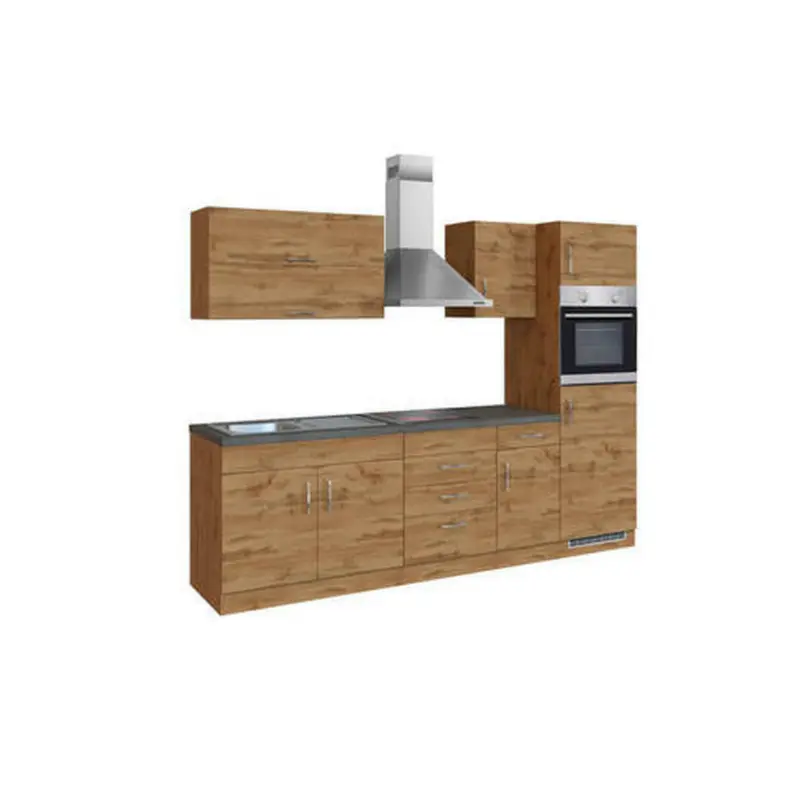 Küchenblock in Eichefarben