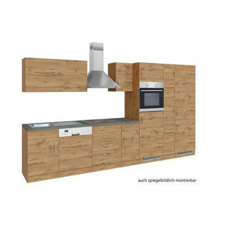 Küchenblock in Eichefarben