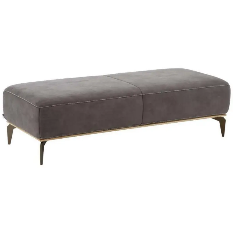 Hocker in Textil Braun