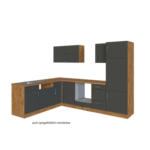 XXXLutz Laa/Thaya - Ihr Möbelhaus in Laa an der Thaya Eckküche 210/270 cm in Anthrazit