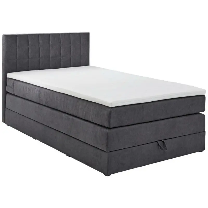 Boxspringbett 120/200 cm in Anthrazit
