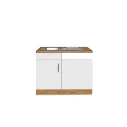 Spülenunterschrank 110/85/60 cm in Weiß