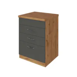 Geräteumbauschrank 60/85/60 cm in Anthrazit, Apfelbaumfarben