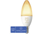 Hornbach Philips hue Kerzenlampe White Ambiance dimmbar weiß E14 5,2W 320 lm warmweiß- tageslichtweiß 1 Stk - Kompatibel mit SMART HOME by hornbach