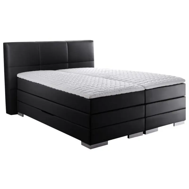 Boxspringbett 120/200 cm in Schwarz