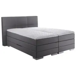 Boxspringbett 120/200 cm in Grau