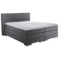 Boxspringbett 140/200 cm in Grau