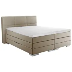 Boxspringbett 140/200 cm in Schlammfarben