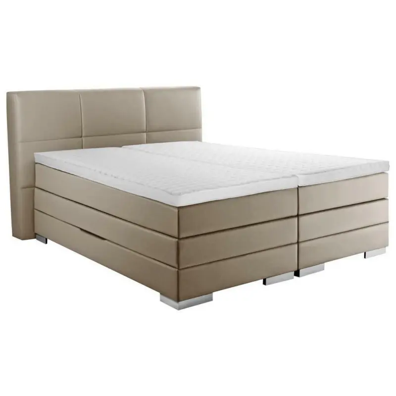 Boxspringbett 140/200 cm in Schlammfarben