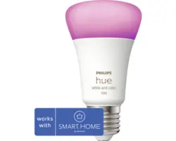 Philips hue Lampe White & Color Ambiance A60 dimmbar matt E27/9W(75W) 1100 lm RGBW 2000K-6500 K - Kompatibel mit SMART HOME by hornbach