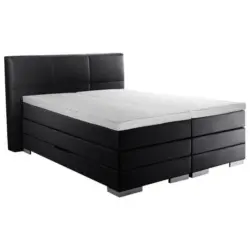 Boxspringbett 120/200 cm in Schwarz
