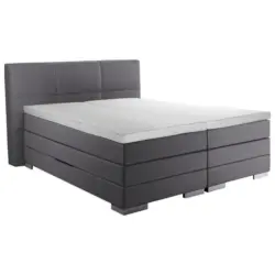 Boxspringbett 140/200 cm in Grau
