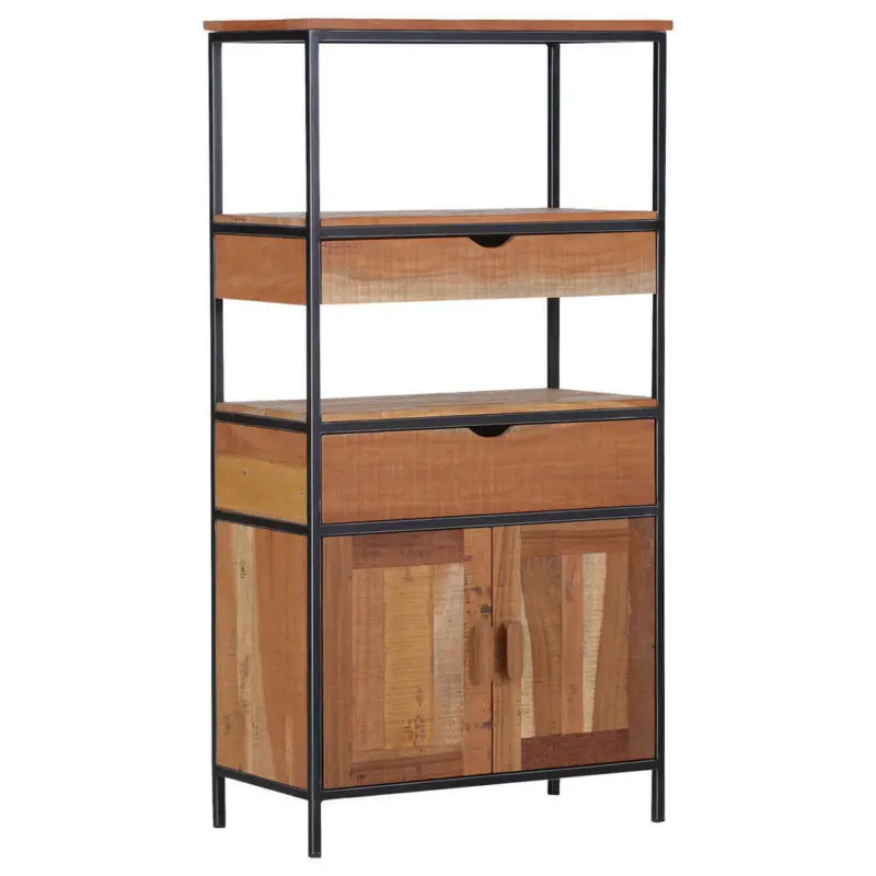 Regal 78/150/40 cm Schwarz