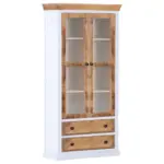 XXXLutz Lauterach - Ihr M&ouml;belhaus bei Bregenz Vitrine in massiv Akazie Wei&szlig;