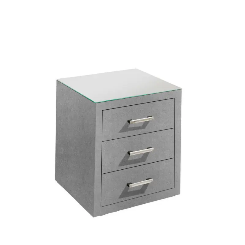 Nachtk&auml;stchen in Grau