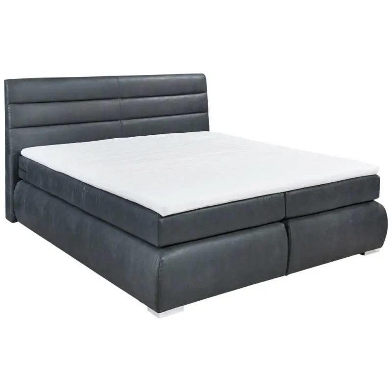 Boxspringbett 180/200 cm in Anthrazit