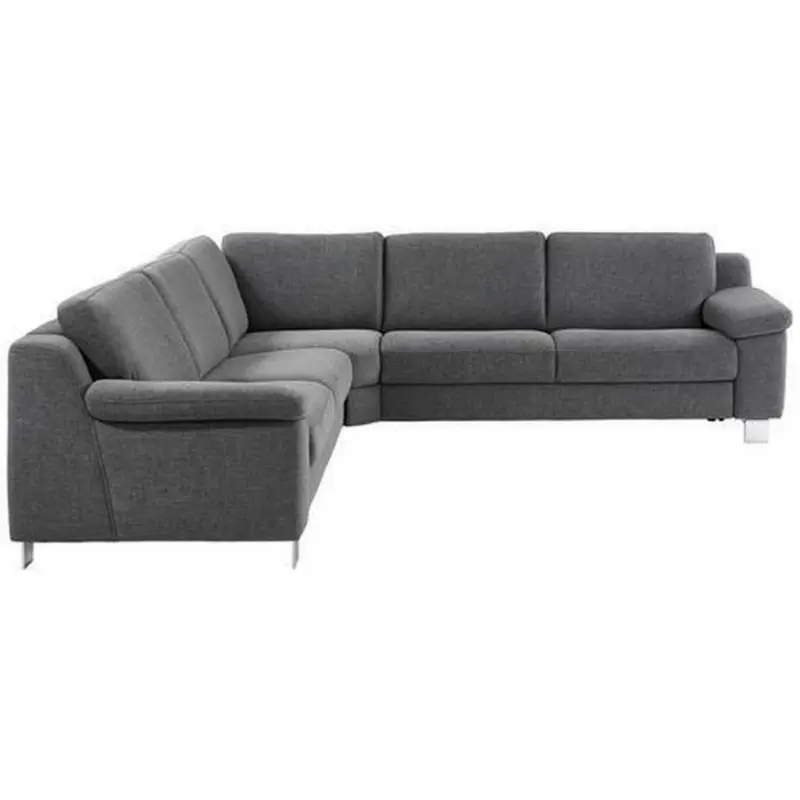 Ecksofa in Chenille Grau