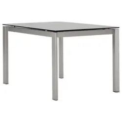 Esstisch in Metall, Stein 130-190/85/75 cm