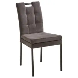 Stuhl in Eisen Webstoff