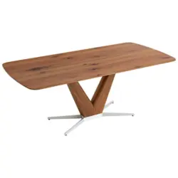 Esstisch in Holz, Metall 200/100/76 cm