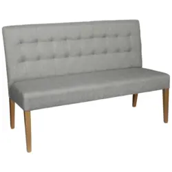 Sitzbank 141/95/64 cm in Hellgrau