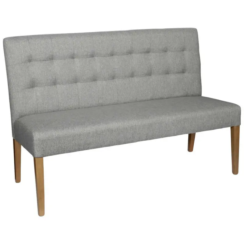 Sitzbank 141/95/64 cm in Hellgrau