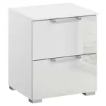 XXXLutz Lauterach - Ihr M&ouml;belhaus bei Bregenz Nachtk&auml;stchen in Klar, Wei&szlig;