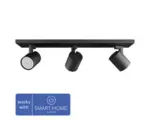 Hornbach Philips hue Spot White Ambiance dimmbar 3x5W 3x350 lm warmweiß-tageslichtweiß HxBxT 109x480x89 mm Runner schwarz inkl Dimmschalter - Kompatibel mit SMART HOME by hornbach