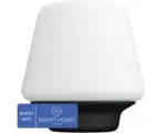 Hornbach Philips hue Tischleuchte White Ambiance dimmbar 8W 806 lm warmweiß-tageslichtweiß HxØ 193x186 mm Wellness weiß inkl Dimmschalter - Kompatibel mit SMART HOME by hornbach