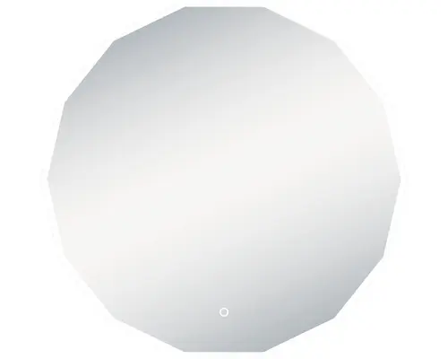 LED-Lichtspiegel DSK Silver Pure 80 cm mit Touch Sensor