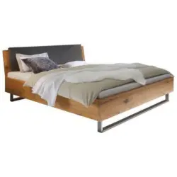 Bett 200/200 cm in Eichefarben