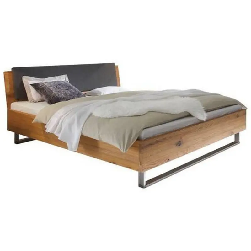 Bett 200/200 cm in Eichefarben