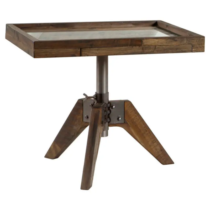 Nachtk&auml;stchen in massiv Akazie Braun, Akaziefarben