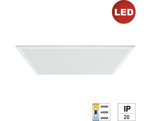 LED Einbaupanel 40 W 4900 lm 3000-6000 K kaltweiß - warmweiß 620x620x50 mm IP20 weiß