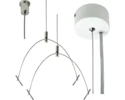 Seilabhängung 1,5m inkl. Anschlussset edelstahl