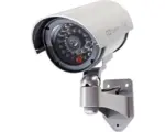 Hornbach Außenkamera Attrappe Nedis® CB40GY in professionellem Design inkl. Blink-LED