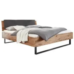 Bett 180/200 cm in Eichefarben