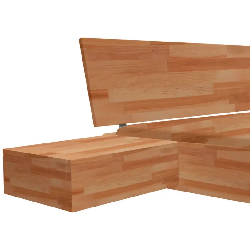 Nachtkästchen in massiv Kernbuche Buchefarben