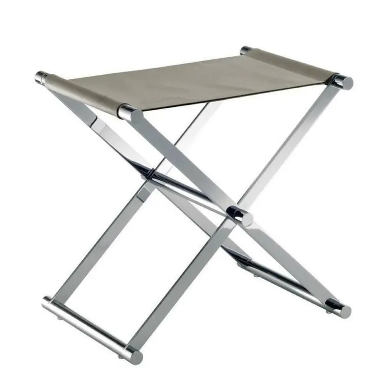 Badhocker Metall, Kunststoff, Textil