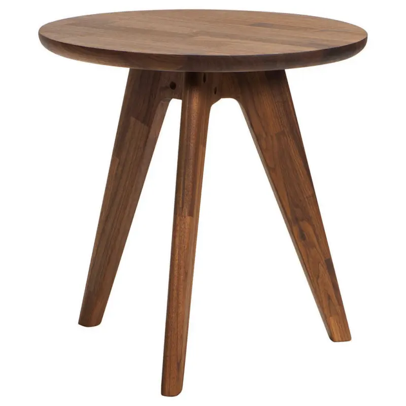 Nachtkästchen in massiv Nussbaum Nussbaumfarben