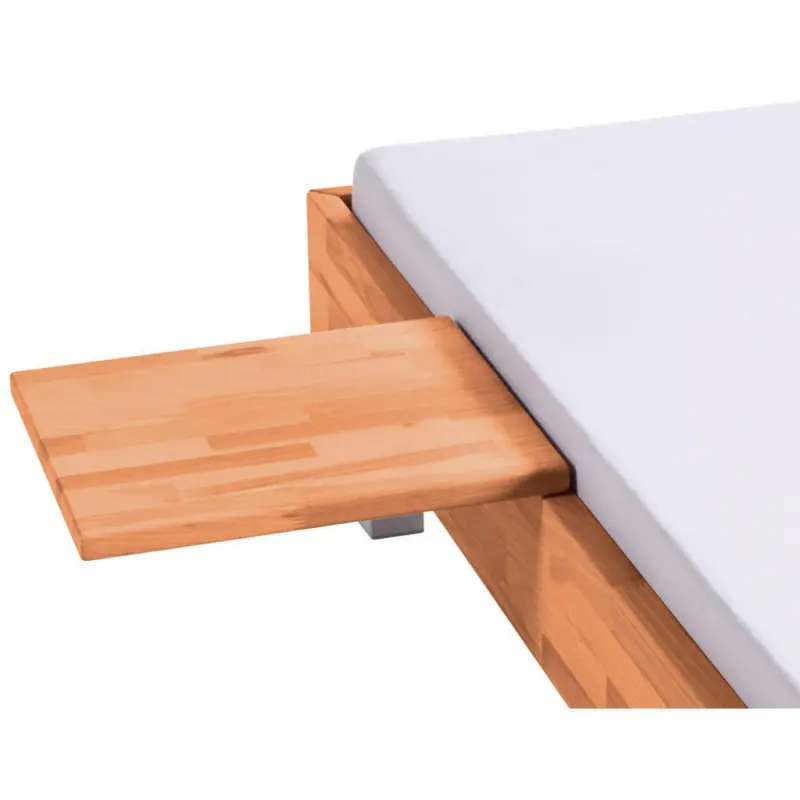 Nachttisch in massiv Kernbuche Buchefarben