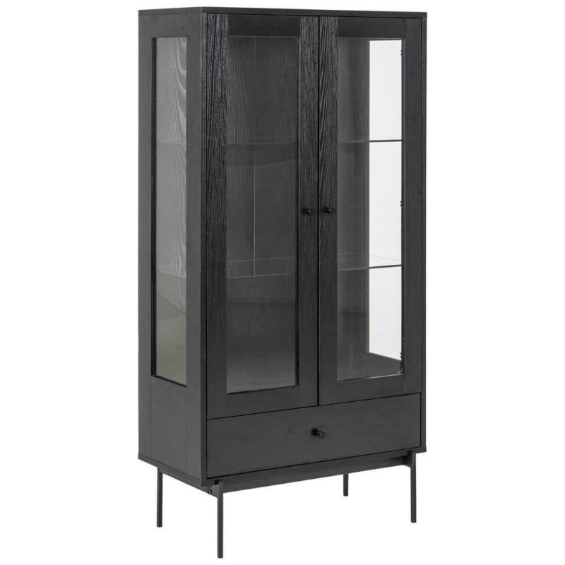 Vitrine in Schwarz