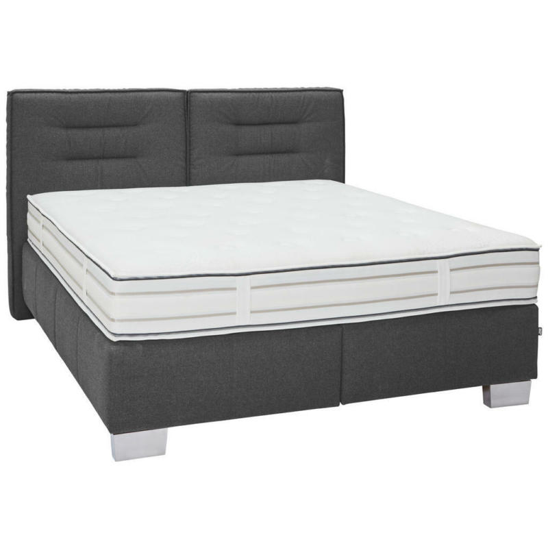 Boxspringbett 160/200 cm in Grau