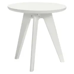 Hocker in Holz Weiß