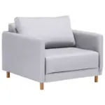 XXXLutz Lauterach - Ihr M&ouml;belhaus bei Bregenz Schlafsessel in Webstoff Hellgrau