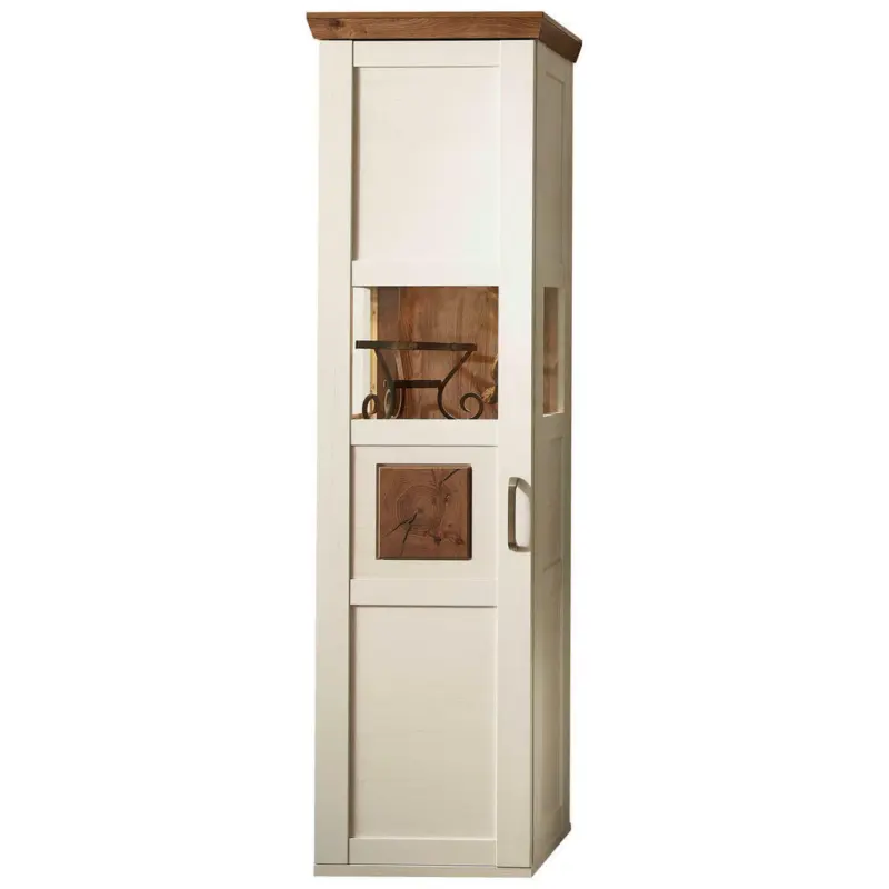 Vitrine in Eichefarben, Pinienfarben