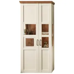 Vitrine in Eichefarben, Pinienfarben