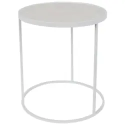 Beistelltisch in Metall, Keramik, Holzwerkstoff 40/40/45 cm